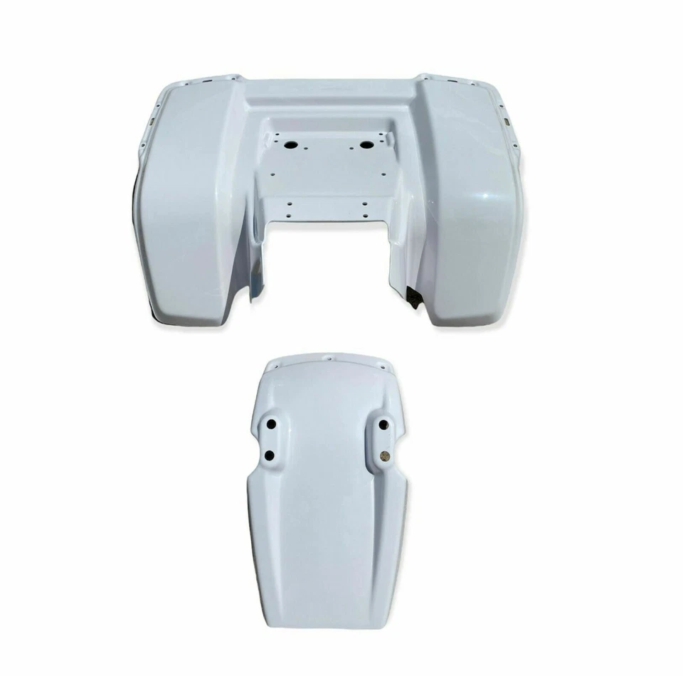 JUEGO GUARDABARROS DELANTERO Y TRASERO HONDA ATC250SX 85 - 87 PLÁSTICO BLANCO TPO PLASTICS Foto 1 de 2