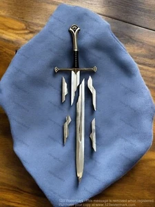 Espada Narsil Fragmentos Rotos Aragorn Tamaño Completo Edición Limitada Señor de los Anillos - Imagen 1 de 5