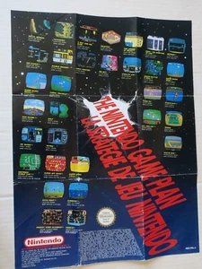 POSTER PUBLICITE - DEPLIANT - LA STRATEGIE DE JEU  NINTENDO NES -  1991 - FRA-3 - Imagen 1 de 1