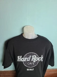 Hard Rock Cafe Beirut Cotton TShirt Tee Men's Size XL Black - Picture 1 of 6