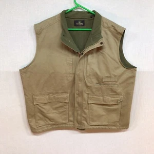 Redhead Fleece Lined Men’s 2XL Hunting Vest Canvas Front Zip Snaps  Game Pocket - Picture 1 of 7