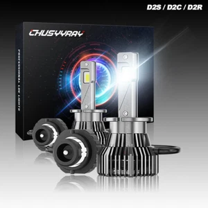 2x D2C D2S D2R Led Headlight Bulbs 55W 6000K HID Xenon Replacement Low/High Beam - Picture 1 of 11