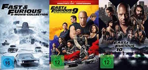 Fast & Furious - 8-Movie Coll. + Fast & Furious 9 + 10 / Teil 1-10 # DVD-SET-NEU - Imagen 1 de 4