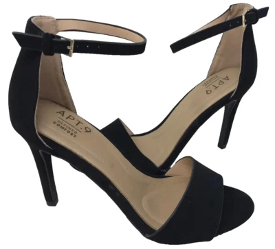 Apt.9 Women's Mariana High Heel Open Toe Dress Shoes Black Size:9.5 152N - Image 1 of 4