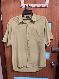 Ralph Lauren Polo Short Sleeve Button Up Beige Shirt - Picture 1 of 2