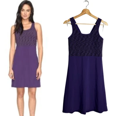 Mini Vestido SmartWool Willow Lake Para Mujer Pequeño Púrpura Cruzado Sin Mangas Nuevo sin Etiquetas Foto 1 de 4