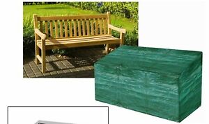 Bench Cover Garden Protector Waterproof Green Colour 2 Seater Bench Cover