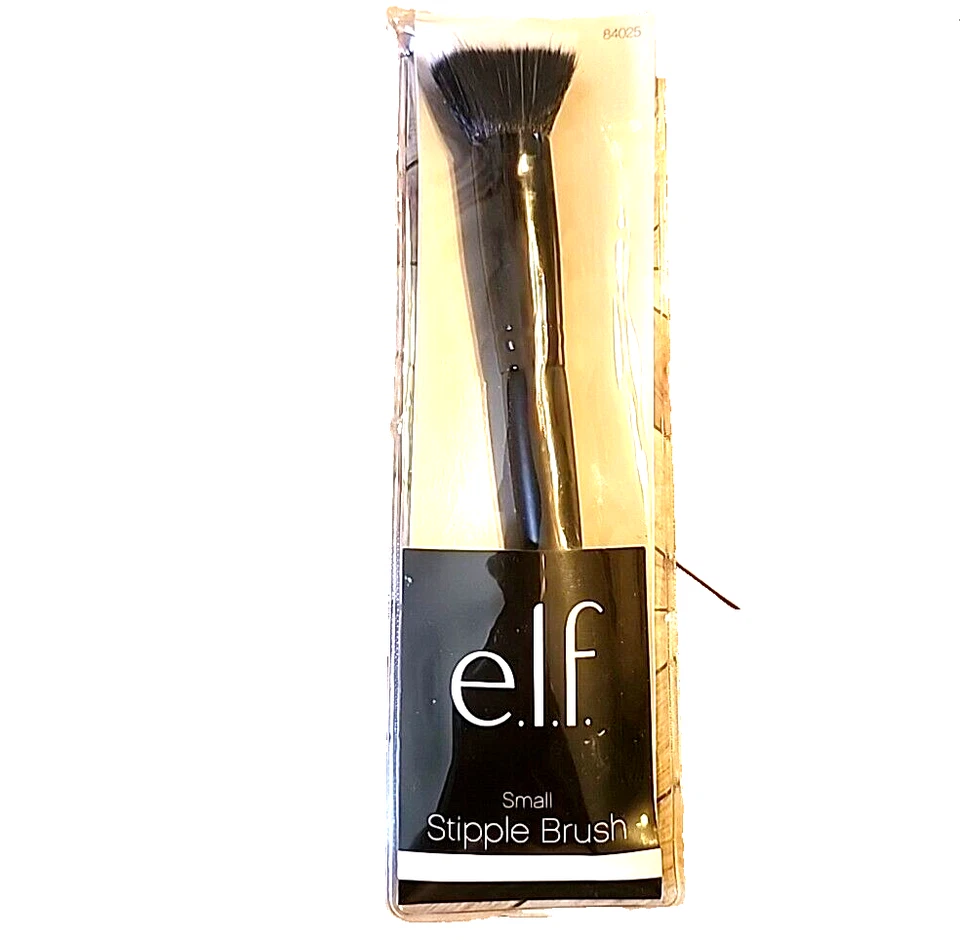 Elf Makeup Small Stipple Brush Two Layer Bristle Design Vegan Friendly New - Image 1 of 4