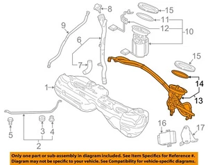 BMW OEM 12-15 135i Fuel System Fuel System Components-Sending Unit 16117313791 - Bild 1 von 2