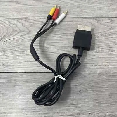 Genuine OEM Microsoft Xbox 360 Slim S Composite AV RCA Cable Cord EB-6802 - Image 1 of 3