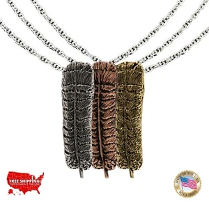 Collar y Colgante Creative Pewter Designs urogallo plumo pájaro, B028PEN - Imagen 1 de 5