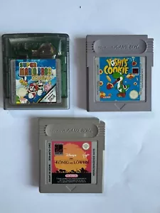 GB - Lotto 3 Cartucce Originali Game Boy - Imagen 1 de 2