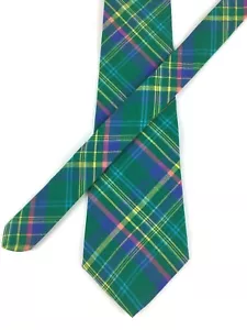 Nuevo Gap Para Hombre Corbata a Cuadros Verde Azul Amarillo Rosa Algodón 4 1/8"" W x 56 1/4"" L - Imagen 1 de 12