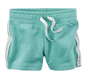 Girl’s CARTER'S Turquoise French Terry Shorts Size 4 NWT - Picture 1 of 3