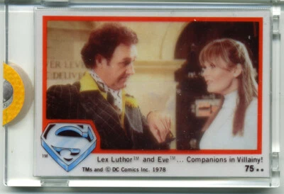 Superman The Movie (1978) Gene Hackman - Color Key Proof Card #75 +Topps® COA - Image 1 of 2