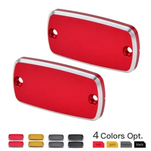 Front Brake Clutch Fluid Reservoir Cover For Honda ST1300 CBR1000F VFR800 CB1000 - Picture 1 of 10