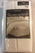Smoothweave Full Tailored Bedskirt- 14 inch (35 cm) Drop Length, Ivory