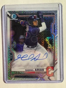 K273,815 - 2021 Bowman Chrome Mega Box Auto Refractors #BCMAGA Gabriel Arias - Picture 1 of 1