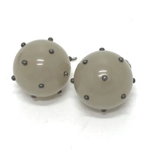 BOTTEGA VENETA Intrecciato ball Accessories Pierce Plastic gray/Silver - Picture 1 of 6