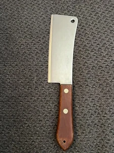 RUSSELL Meat Cleaver GREEN RIVER WORKS - little Knick on blade ( last photo ) - Picture 1 of 19