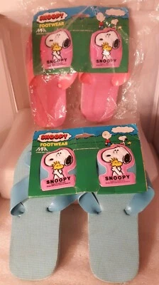 Sandalias Chanclas De Colección Peanuts Snoopy Woodstock Charlie Marrón Schultz Niño Niña Foto 1 de 4