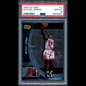 1998 NBA Upper Deck Ionix Michael Jordan #13 PSA 10 GEM MINT π - Picture 1 of 2