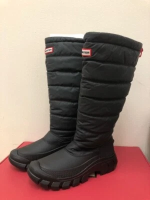 Hunter Intrepid Women's Tall Winter Snow Boots Black US Size 10 - Image 1 of 4