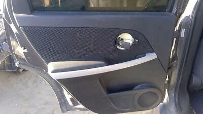 2006-2008 Pontiac Torrent Driver Left Rear Inside Door Trim Panel Back Black 19c - Image 1 of 4