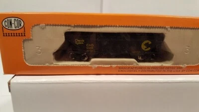 Con-Cor # 1652X  40' Steel Hopper Chessie #62308 N Scale MIB  - Image 1 of 2