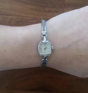 Not Tested Hamilton 10k RGP Bezel Stainless Back Women's Watch Engraved 1965 - Picture 1 of 5