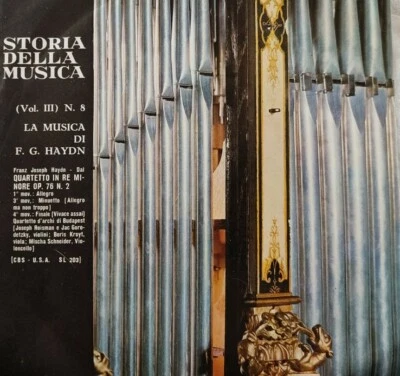 Franz Joseph Haydn-La Musica Di FG Haydn Vol III N 8 Vinyl EP 7" Single.SdM 034. - Image 1 of 4