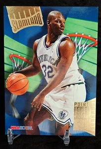 1995-96 NBA HOOPS Slamland Jamal Mashburn #SL11 MINT Gold Foil Insert Card - Picture 1 of 3