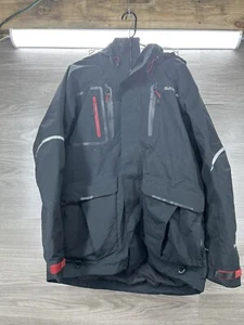 Cabelas Guidewear Mens LARGE Black Xtreme PARKA Guidewear Fishing Jacket - Picture 1 of 8