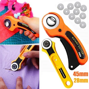 28mm / 45mm Rundrad-Rotationsschneider Quilten Nähwalzengewebe-Schneidwerkzeug - Bild 1 von 18