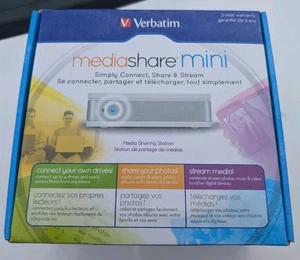 Verbatim MediaShare Mini, Media Sharing Station, 97329 ¡Nuevo! Precintado - Imagen 1 de 2