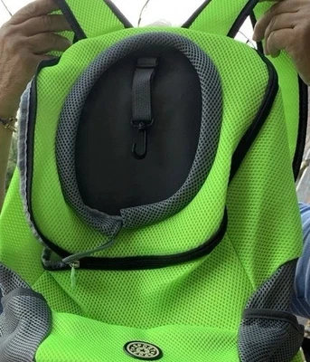 Hundetragerucksack neon-gelb,neon-rot. - Bild 1 von 2