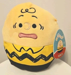 Charlie Brown Peanuts Cartoon Squishmallows Neu mit Etikett Plüsch 8 Zoll Jazwares  - Bild 1 von 2