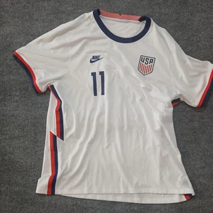 USA Fußball Trikot Nike Dri-Fit weiß blau Pride Rainbow 11 BABE USA - Bild 1 von 7