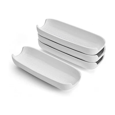 Callie Stoneware Corn Dishes, Set Of 4, White - Image 1 of 4