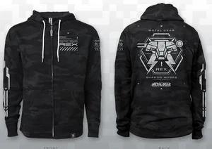 METAL GEAR SOLID MG-REX hoodie unisex M size game jacket Fan Item Rare Japan - Picture 1 of 8