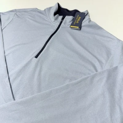 Polo Ralph Lauren Hombre Performance Golf 1/4 Cremallera Pullover Manga Larga Azul Talla XL Foto 1 de 4