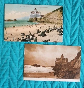 Cliff House Postkarten (Paar), San Francisco 1909 Vintage - Bild 1 von 17