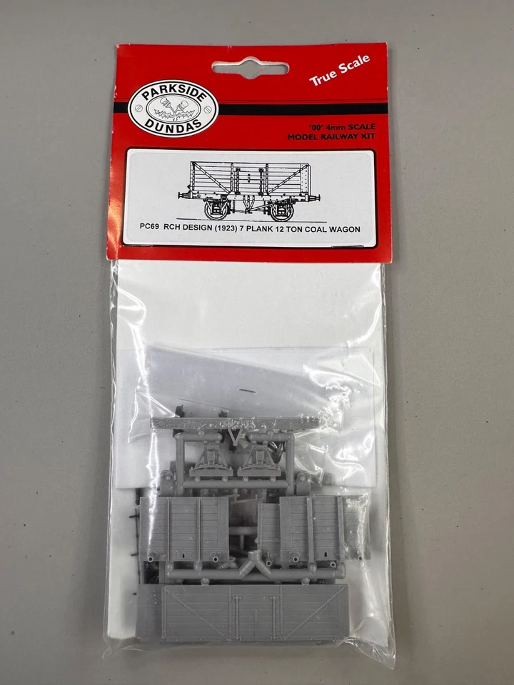 Parkside Dundas PC69 RCH Design (1923) 7 Plank 12 Ton Coal Wagon OO/4mm Scale - Image 1 of 1