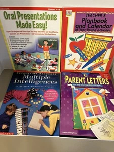 Lot of 4 Parent & Teacher Information Resource Books - Imagen 1 de 5
