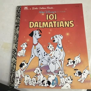 De colección 1991 Walt Disney's Classic 101 Dálmatas Un Pequeño Libro Dorado 105-84 - Imagen 1 de 3