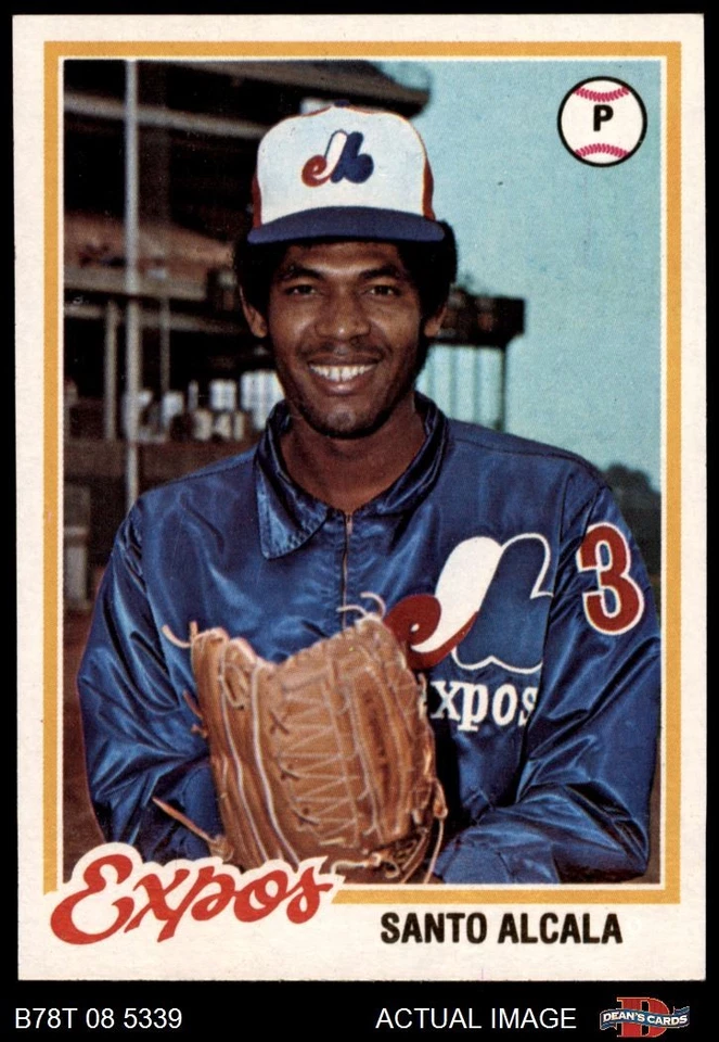 1978 Topps #321 Santo Alcala Expos 8 - NM/MT - Image 1 of 1