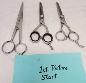 Juego de tijeras profesionales de corte y adelgazamiento de cabello Unimare y otras marcas - Imagen 1 de 10