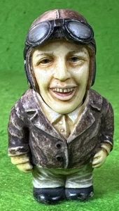 Harmony Kingdom Ball ~ Pot Bellys Historical Figure ~ AMELIA EARHART ~ No Box - Picture 1 of 9