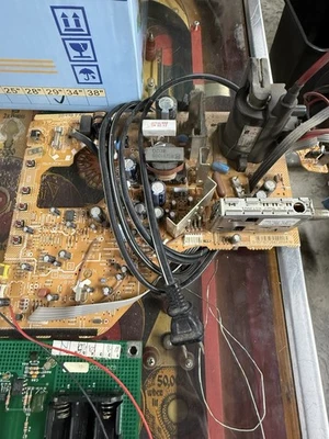 Chassi de TV Memorex MT-1194 com flyback BSC23-NO148 funcionando - Imagem 1 de 2