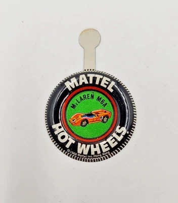1967 Hot Wheels Redline McLaren M6A Button Tab - Image 1 of 2
